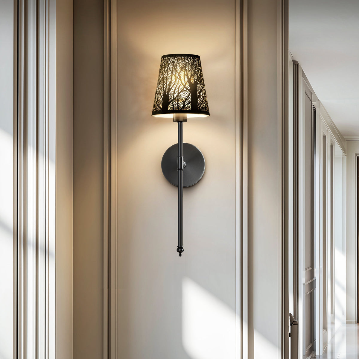 GLEAM Metallic Wall Sconces (Set of 2)