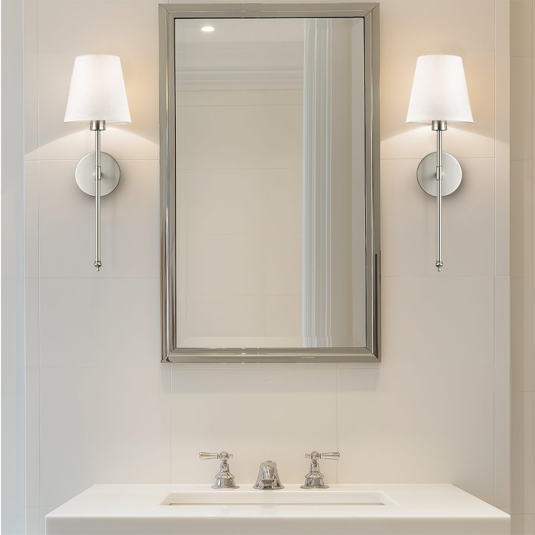 AURA Wall Sconces Bundle (Set of 2 + 2 Bulbs Included)
