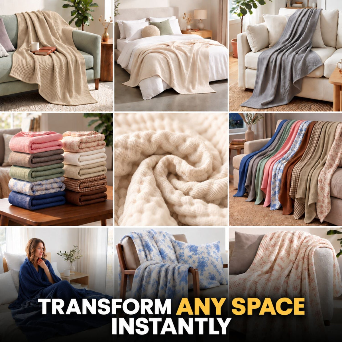 CLOUD Muslin Blanket (Buy 1 Get 1 Free)