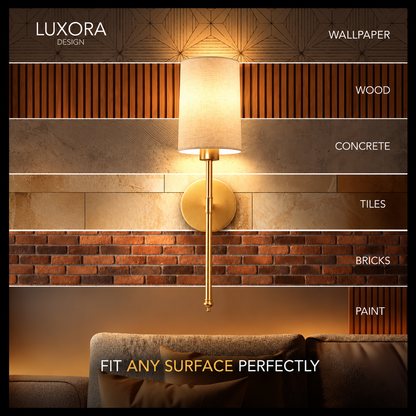 COLUMN Cylindrical Wall Sconces (Set of 2)