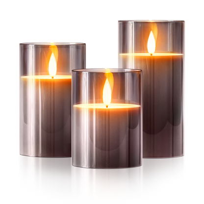 EMBER Flameless Candles (Set of 3)