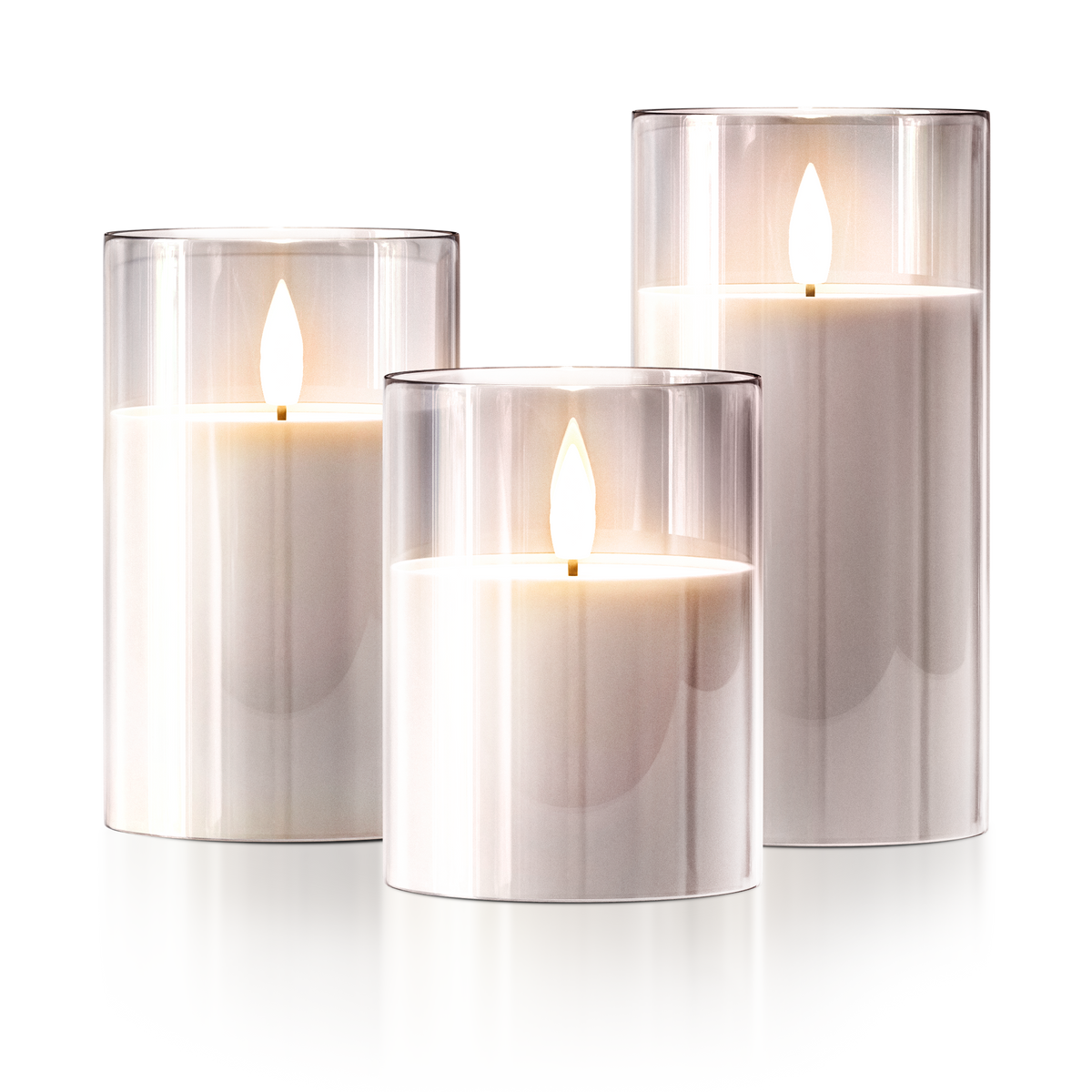 EMBER Flameless Candles (Set of 3)