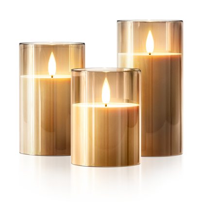 EMBER Flameless Candles (Set of 3)