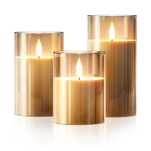 EMBER Flameless Candles (Set of 3)
