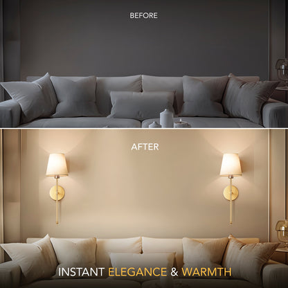 AURA Wireless Wall Sconces (Set of 2)
