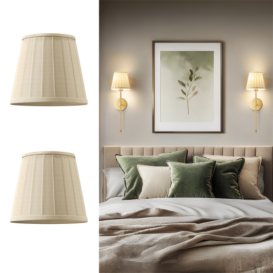 Pleated Lamp Shades (Set of 2)
