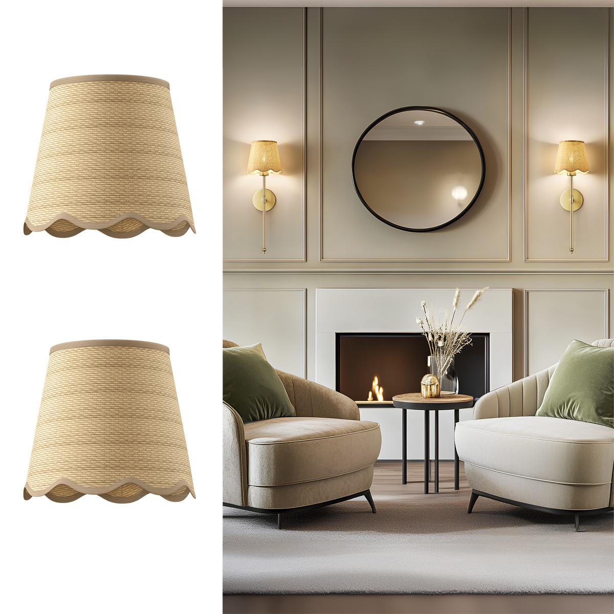 Boho Lamp Shades (Set of 2)
