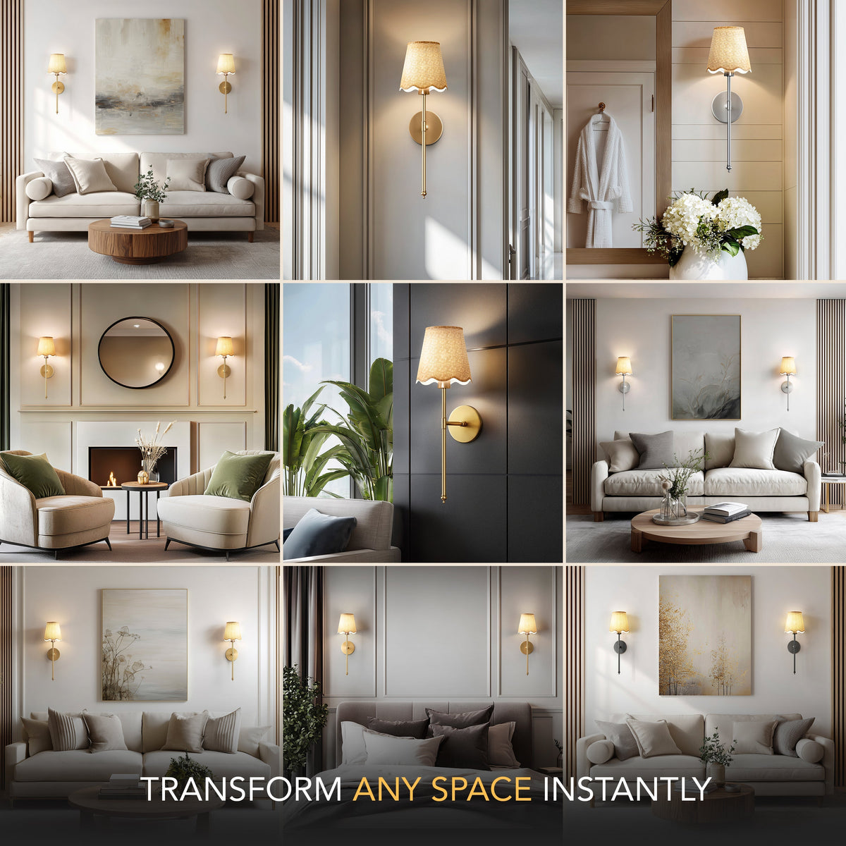 BOHEME Boho Wall Sconces (Set of 2)