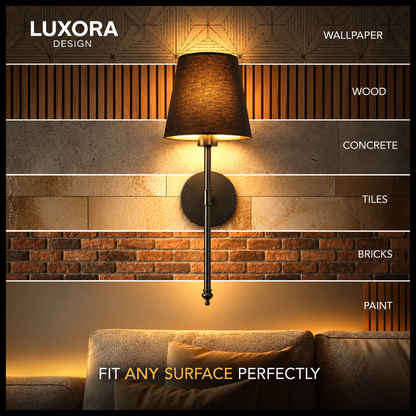 NOIR Dark Wall Sconces (Set of 2)