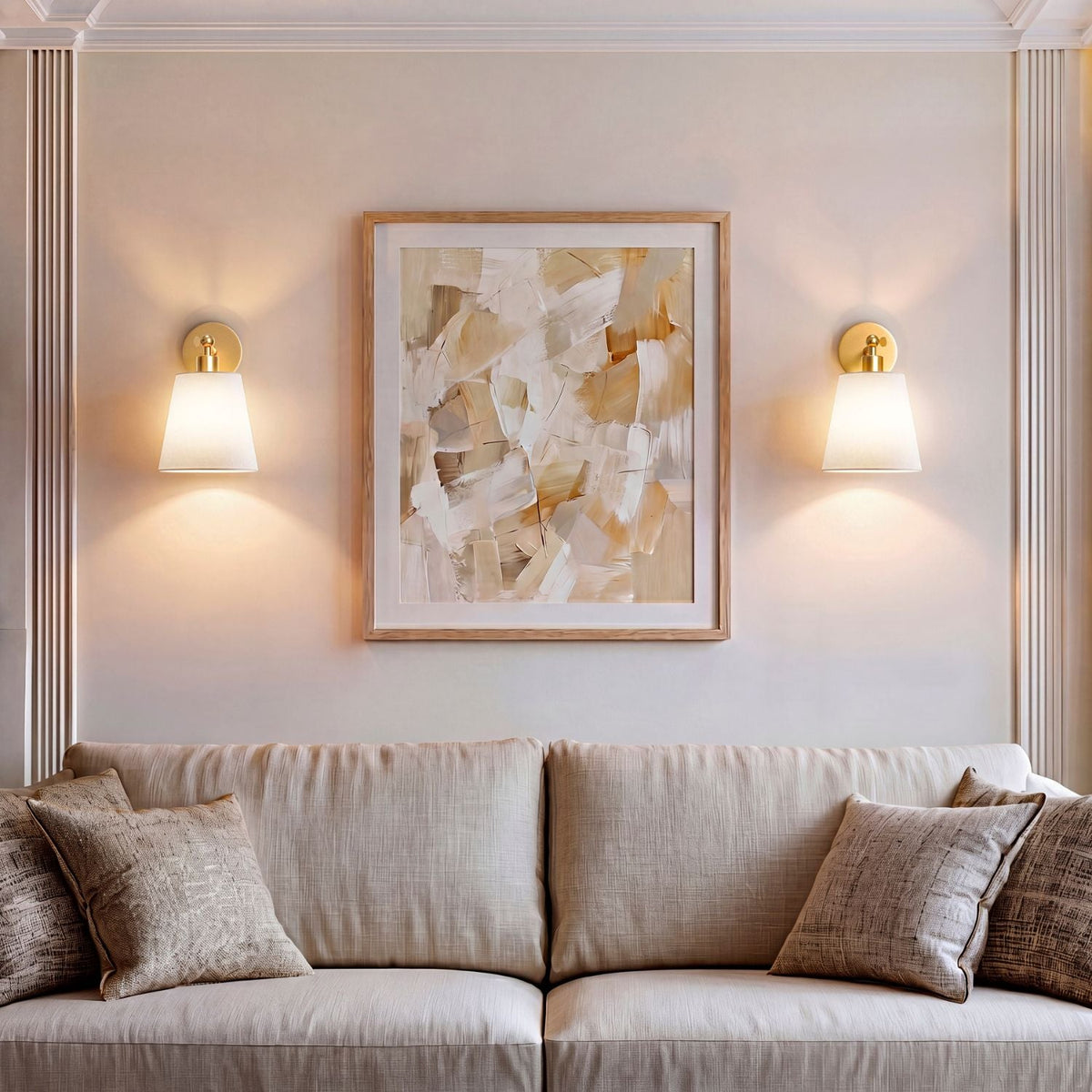 IVORY Natural Wall Sconce