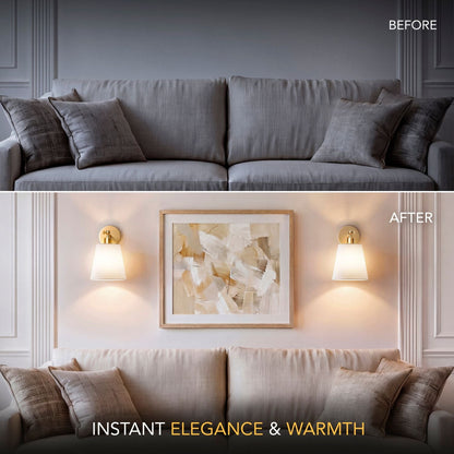 IVORY Natural Wall Sconce