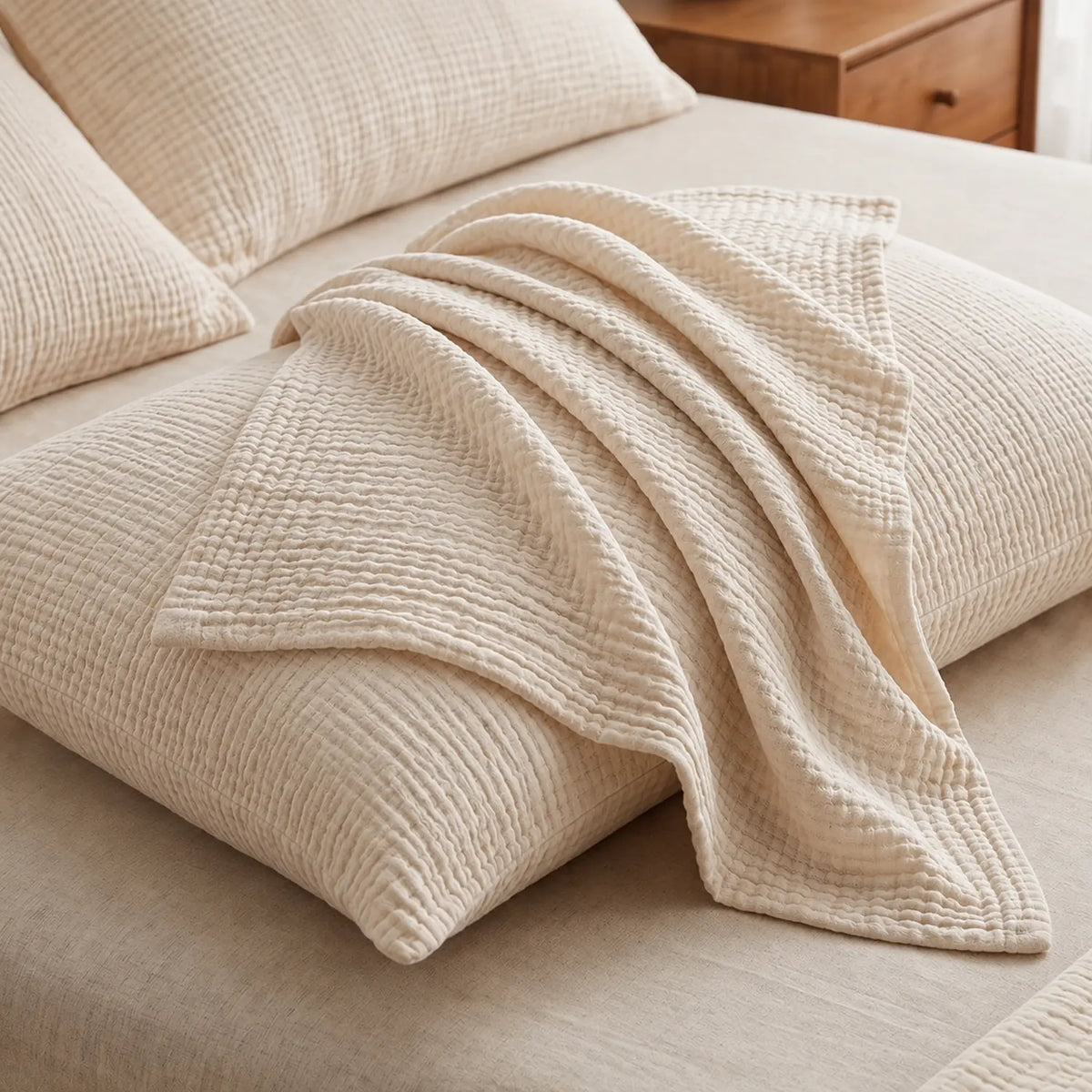DREAM Muslin Pillowcases (Set of 2)